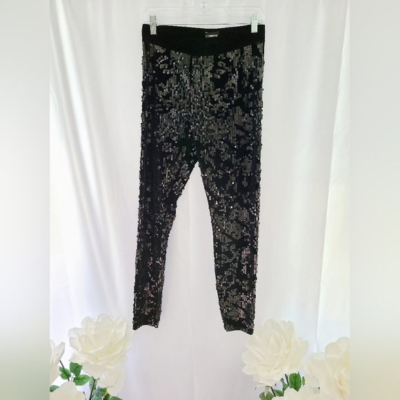 Express High Rise Sequin Leggings - Picture 3 of 6